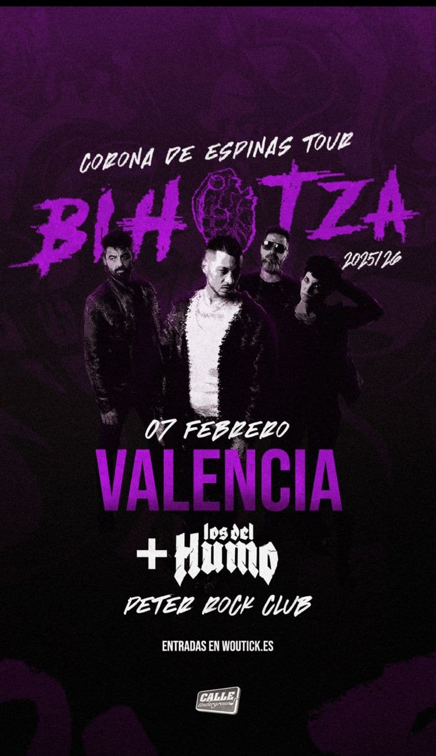 BIHOTZA - "Corona De Espinas" Tour + LOS DEL HUMO