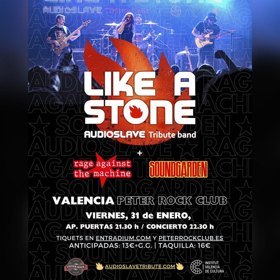 LIKE A STONE (AUDIOSLAVE, R.A.T.M. & SOUNDGARDEN TRIBUTE)