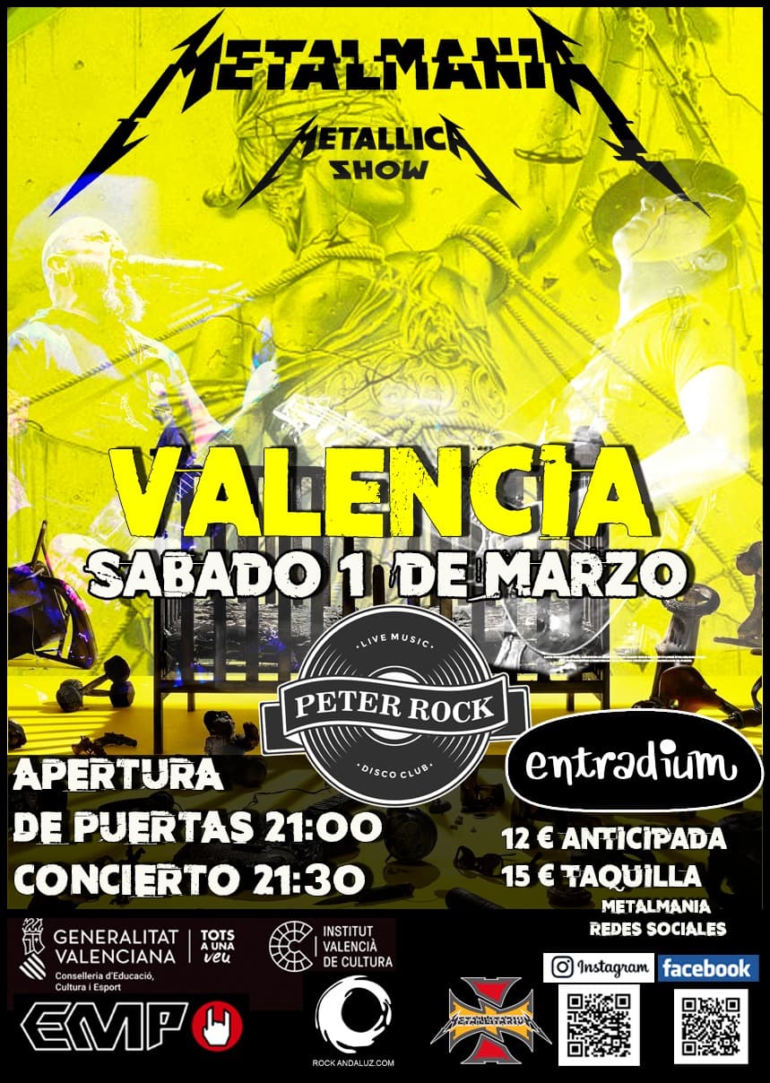 METALMANIA ▶︎ Metallica show en Valencia