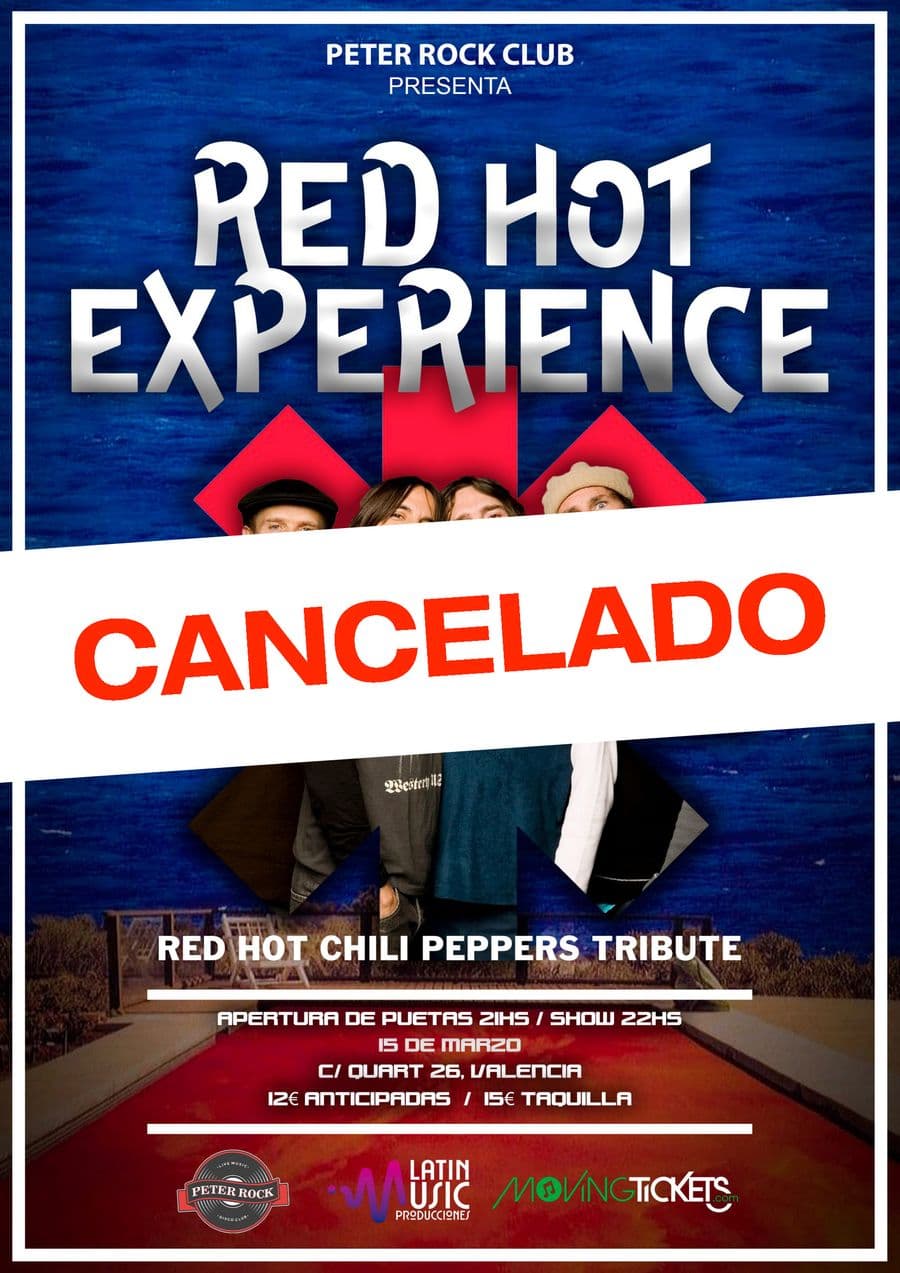THE RED HOT EXPERIENCE ▶︎ tributo a R.H.C.P.